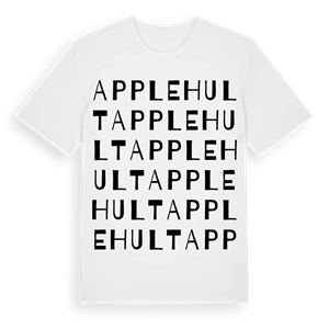 Applehult ordlek t-shirt – ekologisk bomull t-shirt från Pinshirt