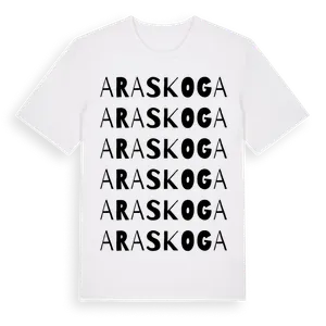 Araskoga ordlek t-shirt – ekologisk bomull t-shirt från Pinshirt