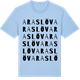 Blue Soul t-shirt med Araslöv ordlek t-shirt