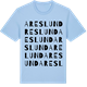 Blue Soul t-shirt med Areslund ordlek t-shirt