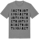 Mid Heather Gray t-shirt med Åretruntbyn ordlek t-shirt