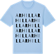 Blue Soul t-shirt med Arhill ordlek t-shirt