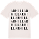 Vintage White t-shirt med Arhill ordlek t-shirt