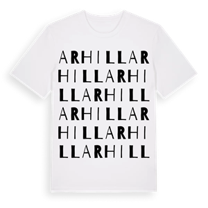 Arhill ordlek t-shirt – ekologisk bomull t-shirt från Pinshirt