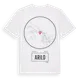 White t-shirt med Arild t-shirt