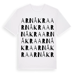 Arnåkra ordlek t-shirt – ekologisk bomull t-shirt från Pinshirt