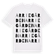 Arriegården ordlek t-shirt