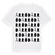 Årröd ordlek t-shirt
