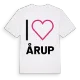 Jag älskar Årup t-shirt stort tryck