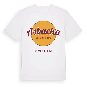 Åsbacka cirkel t-shirt – ekologisk bomull t-shirt från Pinshirt