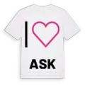 Jag älskar Ask t-shirt stort tryck
