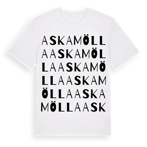 Askamölla ordlek t-shirt – ekologisk bomull t-shirt från Pinshirt