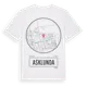 White t-shirt med Asklunda t-shirt