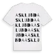 Asklunda ordlek t-shirt