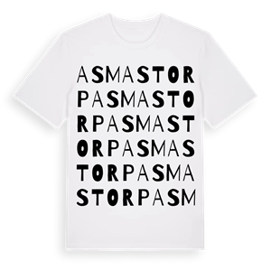 Asmastorp ordlek t-shirt – ekologisk bomull t-shirt från Pinshirt