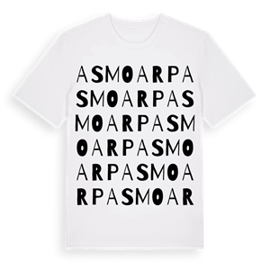 Asmoarp ordlek t-shirt – ekologisk bomull t-shirt från Pinshirt