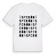 Äsperöd ordlek t-shirt