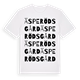 Äsperöds gård ordlek t-shirt