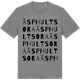 Mid Heather Gray t-shirt med Äsphults ora ordlek t-shirt