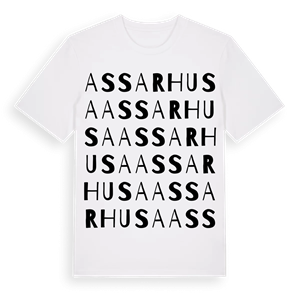 Assarhusa ordlek t-shirt – ekologisk bomull t-shirt från Pinshirt