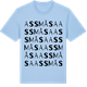 Blue Soul t-shirt med Assmåsa ordlek t-shirt