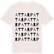 Vintage White t-shirt med Attarp ordlek t-shirt