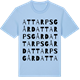 Blue Soul t-shirt med Attarps gård ordlek t-shirt