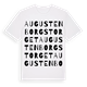 Augustenborgstorget ordlek t-shirt
