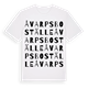 Åvarps boställe ordlek t-shirt