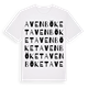 Avenböket ordlek t-shirt