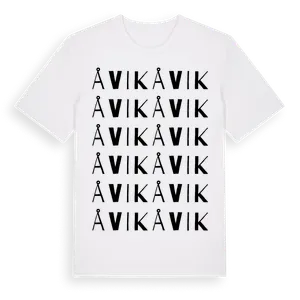 Åvik ordlek t-shirt – ekologisk bomull t-shirt från Pinshirt