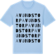 Blue Soul t-shirt med Avundstorp ordlek t-shirt