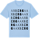 Blue Soul t-shirt med Axberga ordlek t-shirt