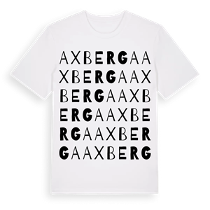 Axberga ordlek t-shirt – ekologisk bomull t-shirt från Pinshirt