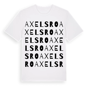 Axelsro ordlek t-shirt – ekologisk bomull t-shirt från Pinshirt