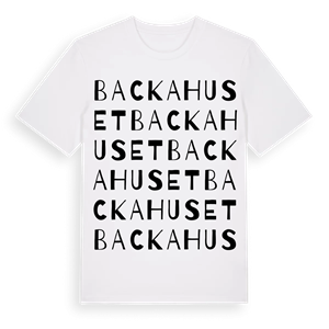 Backahuset ordlek t-shirt – ekologisk bomull t-shirt från Pinshirt
