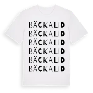 Bäckalid ordlek t-shirt – ekologisk bomull t-shirt från Pinshirt