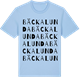 Blue Soul t-shirt med Bäckalunda ordlek t-shirt