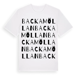 Backamöllan ordlek t-shirt – ekologisk bomull t-shirt från Pinshirt