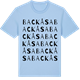 Blue Soul t-shirt med Backåsa ordlek t-shirt