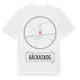 White t-shirt med Bäckaskog t-shirt