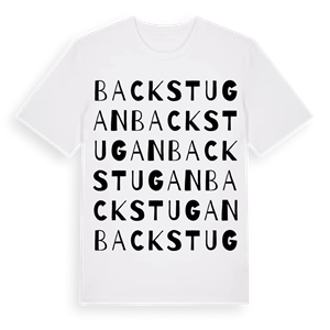 Backstugan ordlek t-shirt – ekologisk bomull t-shirt från Pinshirt