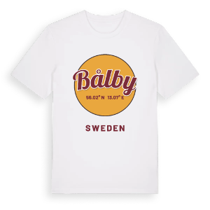 Bålby cirkel t-shirt – ekologisk bomull t-shirt från Pinshirt