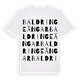 Baldringe ängar ordlek t-shirt