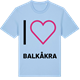 Blue Soul t-shirt med Jag älskar Balkåkra t-shirt stort tryck