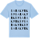 Blue Soul t-shirt med Bara kyrkby ordlek t-shirt