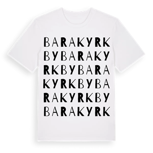 Bara kyrkby ordlek t-shirt – ekologisk bomull t-shirt från Pinshirt