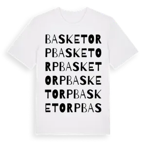 Basketorp ordlek t-shirt – ekologisk bomull t-shirt från Pinshirt
