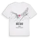Båstad karta t-shirt