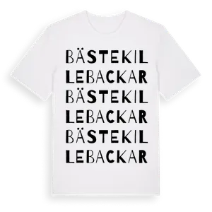 Bästekille Backar ordlek t-shirt – ekologisk bomull t-shirt från Pinshirt